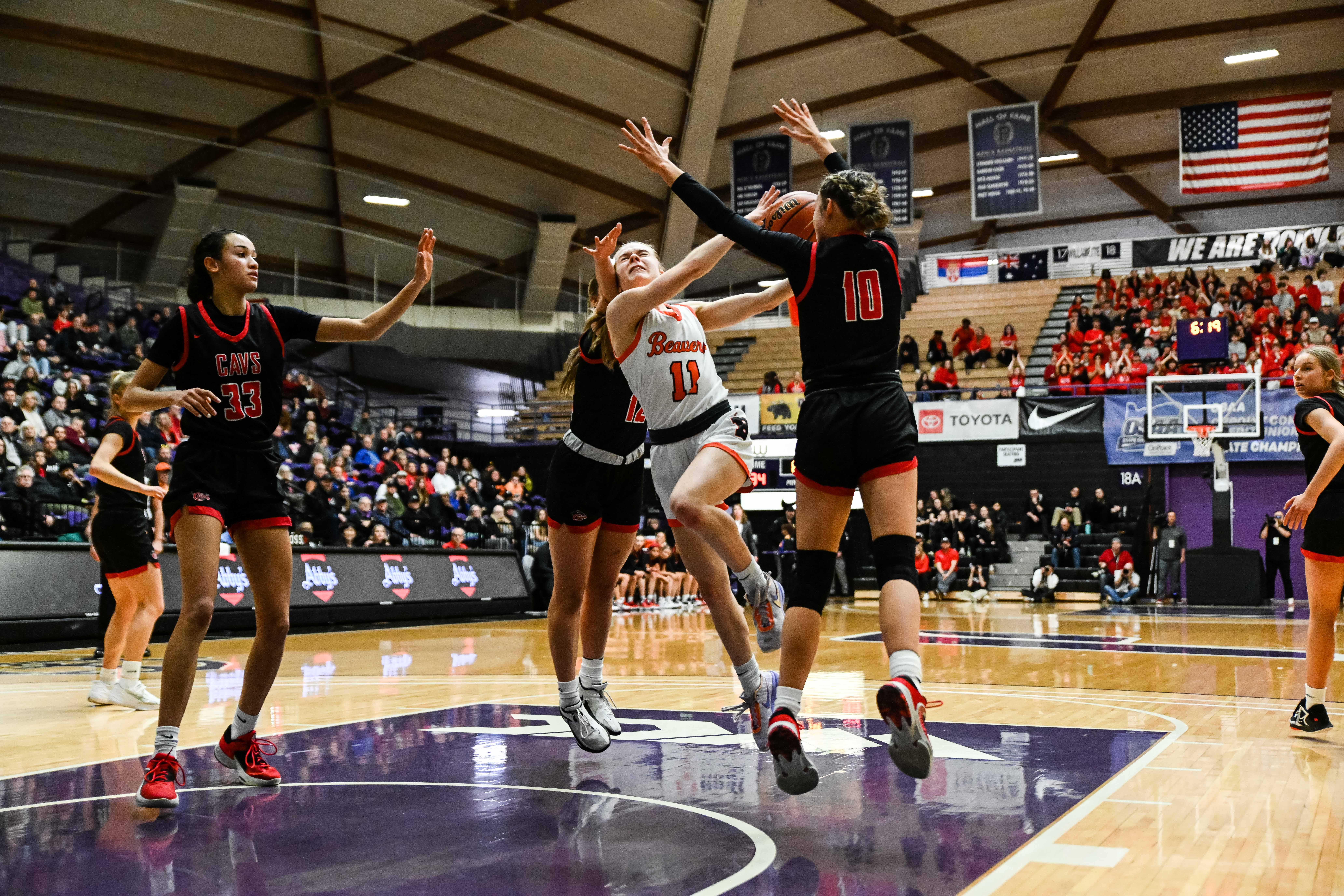 Clackamas Beaverton 6A Oregon girls basketball quarterfinal Naji Saker 1 -79